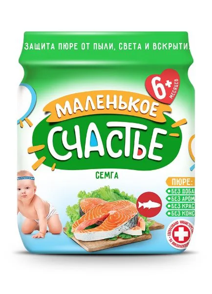 Piure Маленькое счастье Somon (8+ luni), 80 g