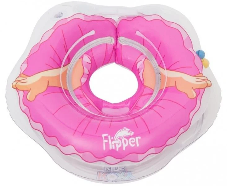 Круг на шею Roxy Kids Flipper &quot;Балерина&quot; для купания малышей, 3-18 кг