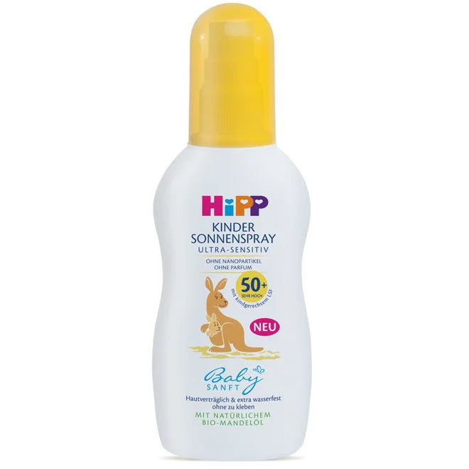 image for Молочко-спрей солнцезащитное HiPP BabySanft SPF 50+, 150 мл foto