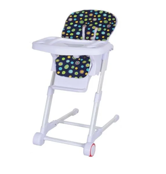 Scaun pentru alimentatie Bimbo Modern Cerculete foto