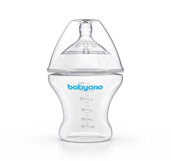 image for Biberon anticolic din plastic BabyOno Natural Nursing, 180 ml foto