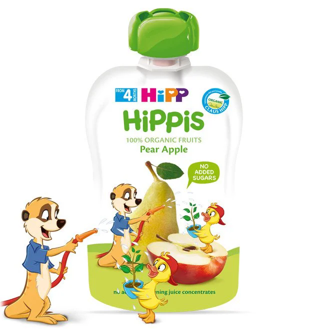 image for Piure HiPPiS de pere si mere (4+ luni), 100 g foto