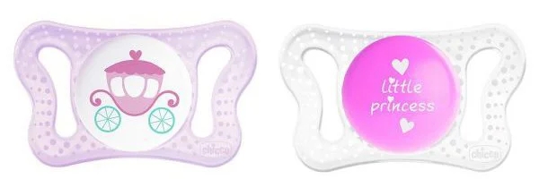 image for Мини-пустышки Chicco Physio Micro силиконовые (0-2 мес.), 2 шт. foto