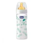 Бутылочка стеклянная Chicco Decorated Glass с латексной соской, 240 мл