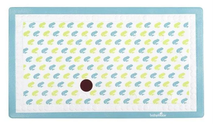 Covoras antiderapant Babymoov New Frog cu senzor de temperatura 70x40 cm foto