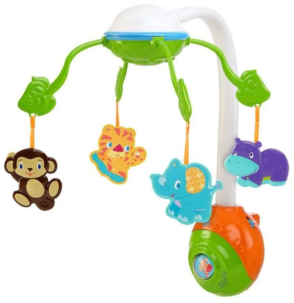 image for Carusel muzical 2 in 1 Bright Starts Soothing Safari foto