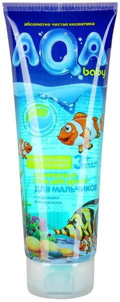 Sampon si gel de dus Aqa Baby pentru baieti (3+ ani), 250 ml foto