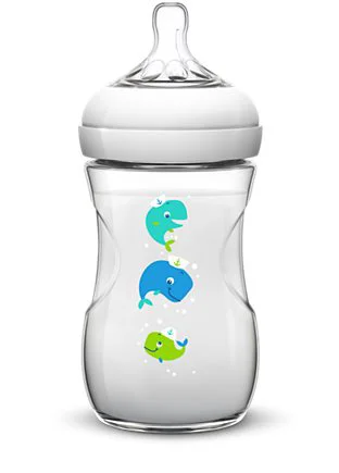 image for Biberon Philips AVENT Natural Balena, 260 ml foto