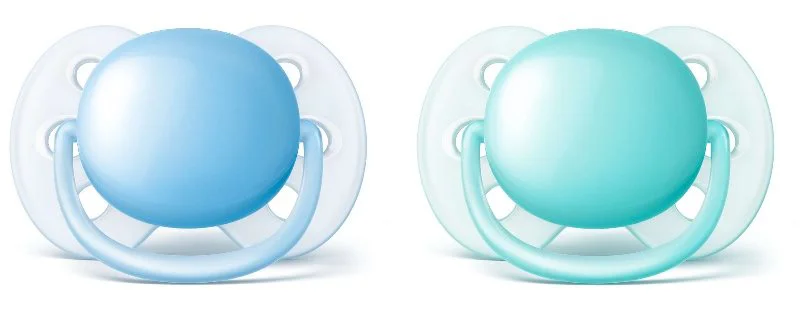 Suzete ortodontice Philips AVENT Ultra Soft (0-6 luni), 2 buc. foto