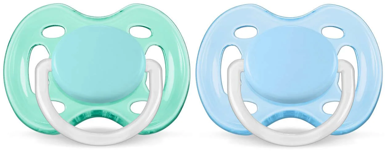 image for Пустышки ортодонтические Philips AVENT Freeflow (0-6 мес.), 2 шт. foto