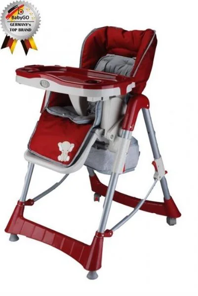 Scaun de masa BabyGo Tower Maxi Red