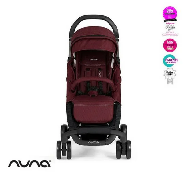 Carucior Ultracompact Nuna Pepp Luxx Berry cu bara de protectie