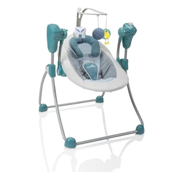 image for Leagan pliabil Babymoov Swoon Bubble Petrol cu conectare la priza foto