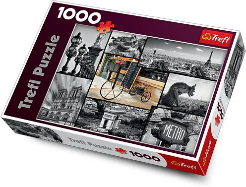 Puzzle Trefl Paris Collage, 1000 piese
