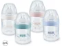 Бутылочка пластиковая NUK Nature Sense с силиконовой соской (0-6 мес.), 150 мл foto