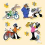 Puzzle Castorland Ну, погоди!, 4 in 1 (4+5+6+7 piese) foto