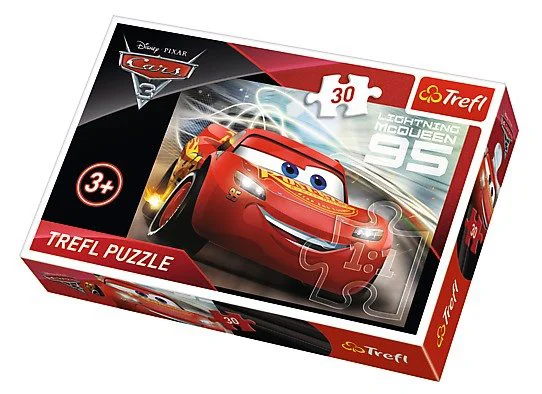 Puzzle Trefl Disney Cars 3 Lightening McQueen, 30 piese foto