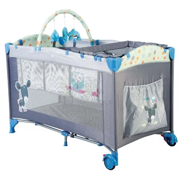 Кроватка-манеж BabyGo Sleepwell Blue