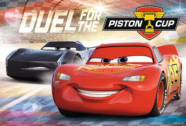Puzzle Trefl Disney Cars 3 "Piston Cup", 100 piese foto
