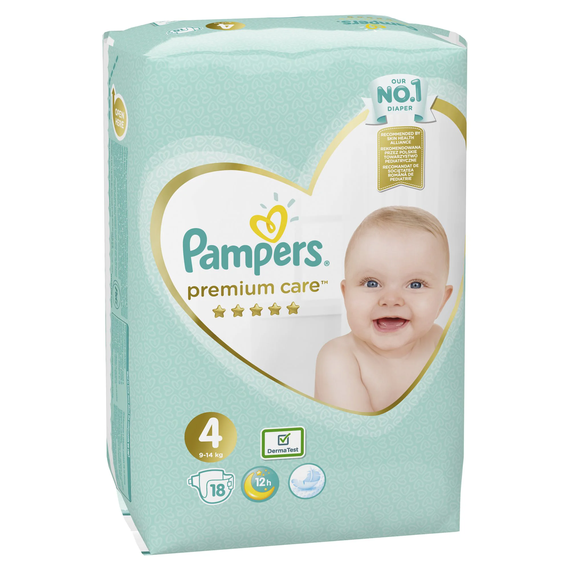 Подгузники Pampers Premium Care 4 Maxi (9-14 кг), 18 шт. foto