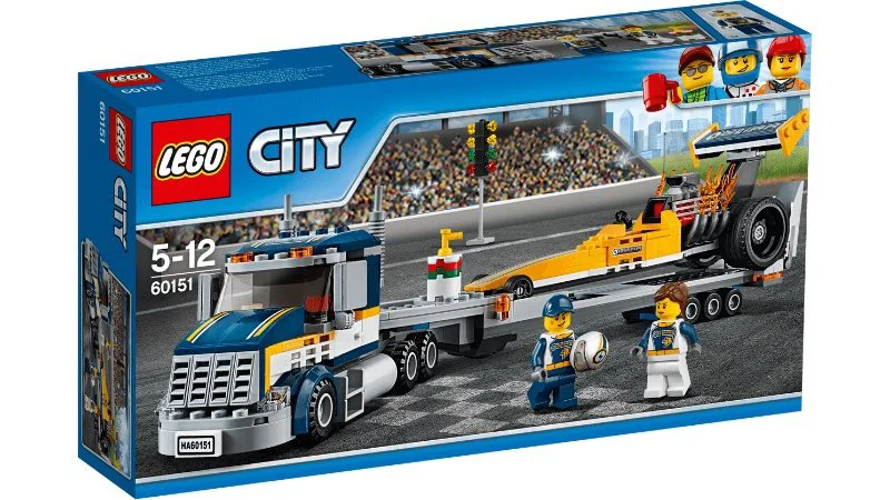 LEGO City - Dragster Transporter foto