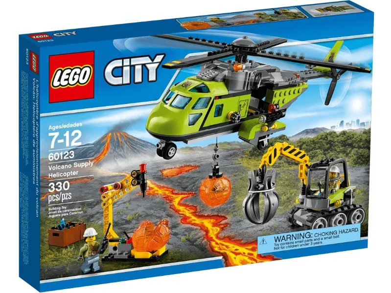 LEGO City - Грузовой вертолёт исследователей вулканов foto