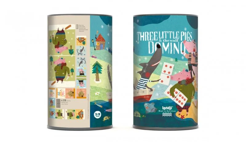 Игра Домино Maxi Londji Three Little Pigs