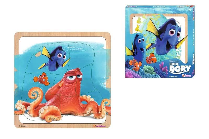 Puzzle din lemn Eichhorn "Dory" 20x20 cm, 8 piese foto