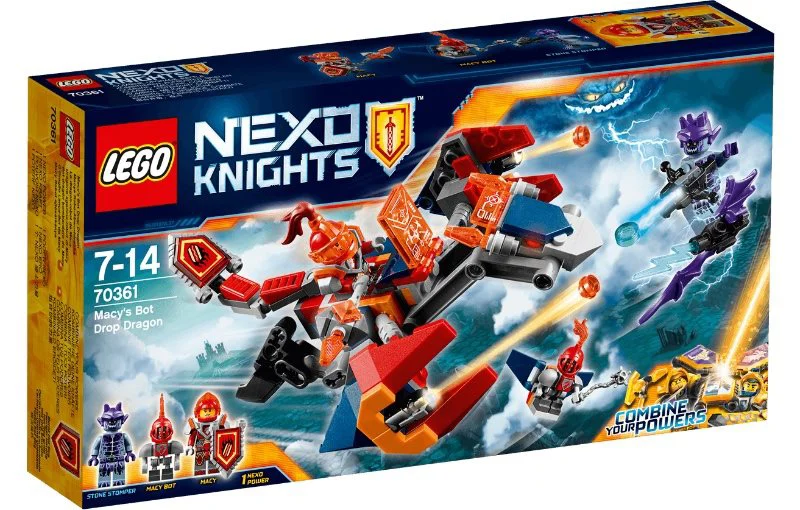 LEGO Nexo Knights - Macy's Bot Drop Dragon foto