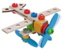Set de constructie din lemn Eichhorn Aeroplan, 18 piese foto