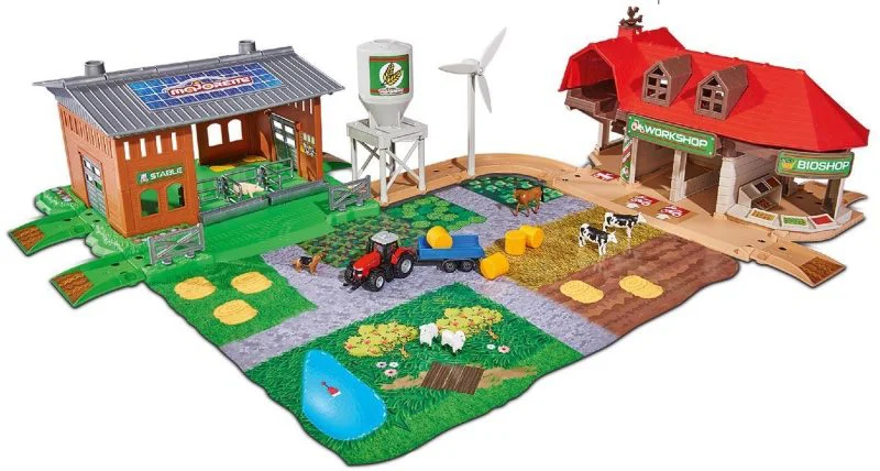 Set de joc Majorette &quot;Big Farm&quot; Creatix cu tractor