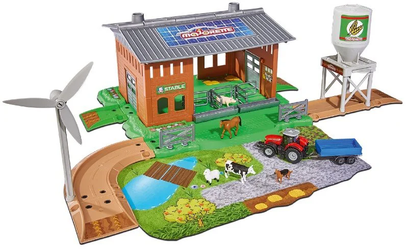 Set de joc Majorette "Ferma" Creatix cu tractor foto
