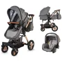 Коляска 3 в 1 Coccolle Ambra Grey