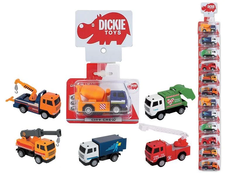 Masina de serviciu Dickie City Crew, 8.5 cm foto