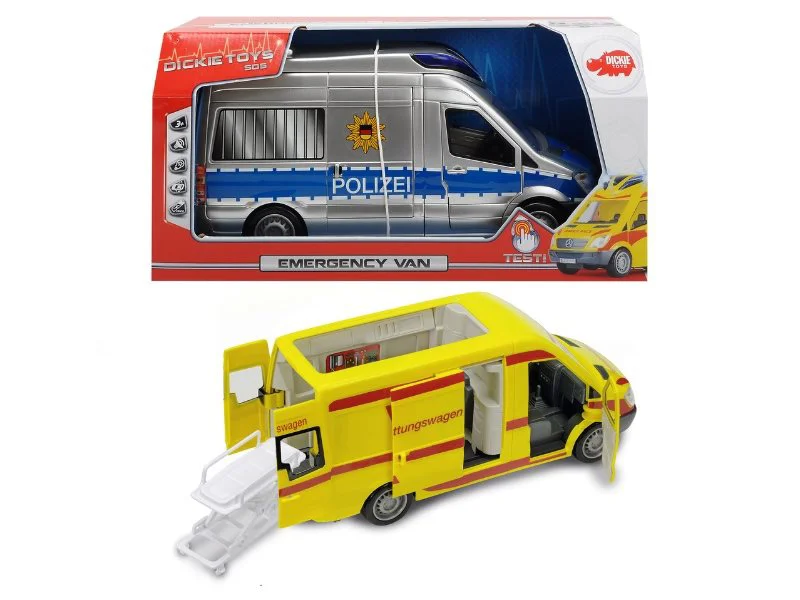 image for Camion de salvare Dickie Emergency Van, 34 cm foto