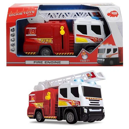 Masina de pompieri Dickie City Fire Engine cu lumina, 30 cm foto