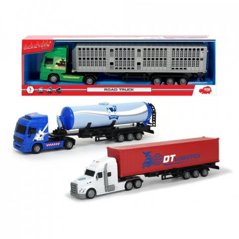 image for Camion cu remorca Dickie Road Truck, 42 cm foto