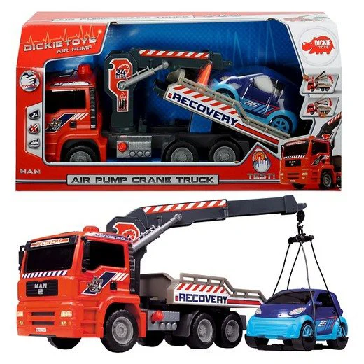 Evacuator cu macara Dickie Air Pump Crane Truck, 31 cm foto