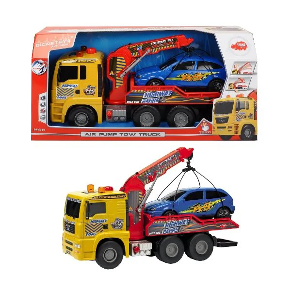 Evacuator Dickie Air Pump Tow Truck, 55 cm foto