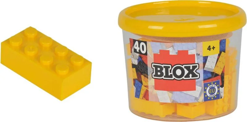 Set de constructie Simba Galben, 40 piese