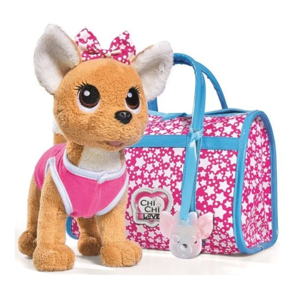 Catel Chihuahua Simba CCL "Star" cu gentuta luminiscenta, 20 cm foto