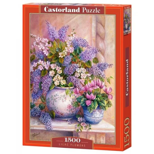 Puzzle Castorland Lilac Flowers, 1500 piese foto