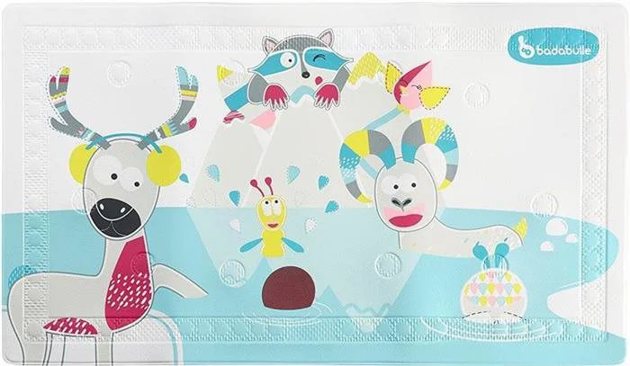 Covoras antiderapant Badabulle Animals cu senzor de temperatura 70x40 cm