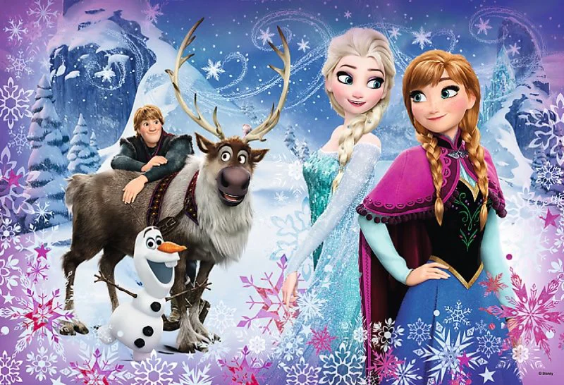 Puzzle Trefl Disney Frozen Wintery Adventures, 160 piese foto