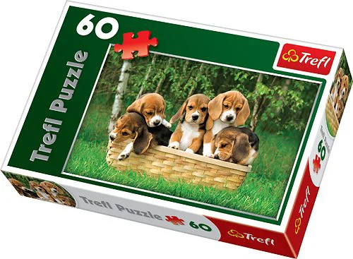 Пазл Trefl Beagle Puppies, 60 эл. foto