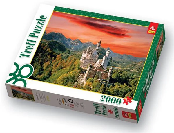 Puzzle Trefl The Neuschwanstein Castle, Bavaria, 2000 piese foto
