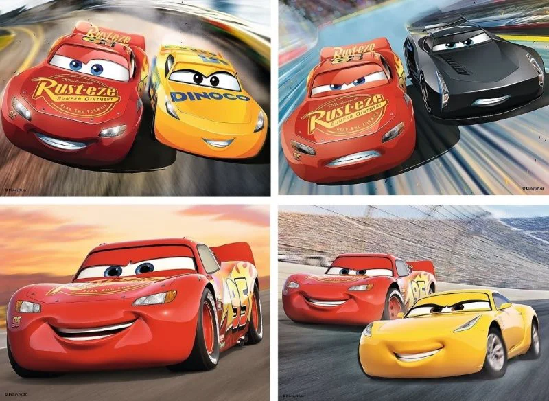 Puzzle Trefl Disney Cars 3 "First at the finish line", 20 MINI MAXI piese foto