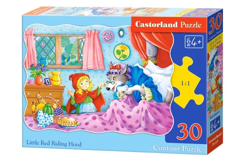 Puzzle Castorland Little Red Riding Hood, 30 MIDI piese