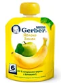 Piure Gerber de mere si banane (6+ luni), 90 g foto