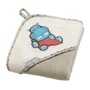 Полотенце BabyOno FROTTE с капюшоном Серое, 76x76 см foto